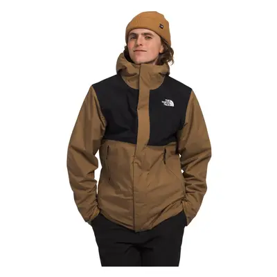 THE NORTH FACE Men's Carto Triclimate Waterproof Jacket Utility Brown/TNF Black Small