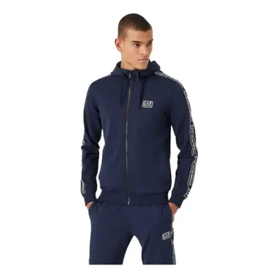 (Navy, XL) Emporio Armani Mens Zipped Hoodie