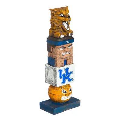 Team Sports America Evergreen NCAA Kentucky Wildcats Tiki Totem