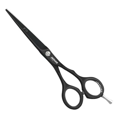 Jaguar JP10 Black Offset Pro Hairdressing Scissors - Metallic Finish - 6.5"