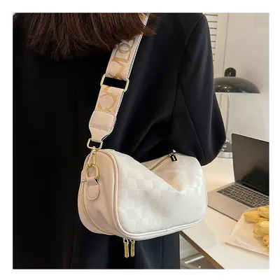 (White (public version)) Viney Bag New Women's Bag Messenger Bag Genuine Leather, Passing The Au