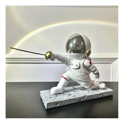 (Astronis-fencing) Astronomical Astronaut Fencing Model Small Ornament Living Room TV Cabinet Ch