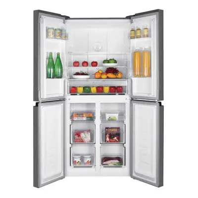 Statesman MD018362NI - Silver Side By Side Frost Free Fridge Freezer - E energy