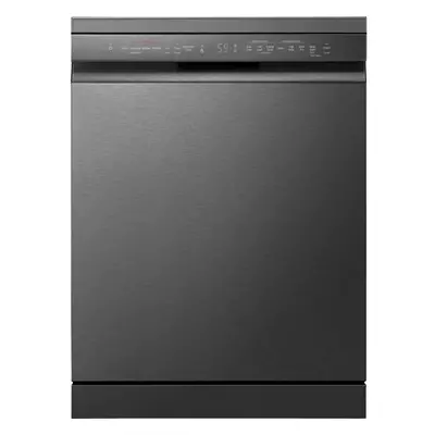 LG DF365FMS Place Setting Freestanding Smart Dishwasher - Black