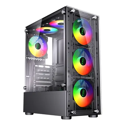 Budget i7 Gaming Tower - Integrated Graphics Card - 8GB Mem - 128GB SSD+500GB HDD - 500W 80+ PSU