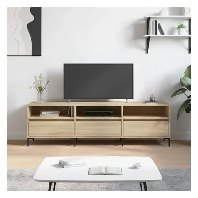 vidaXL TV Cabinet Sonoma Oak 150x30x44.5 cm Engineered Wood