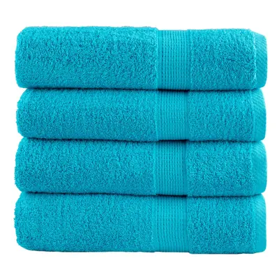 (turquoise, x cm/ pcs) vidaXL Premium Soap Towels Hand Bath Towel pcs Orange gsm 100% Cotton