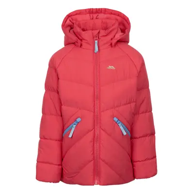 (5-6 Years, Strawberry) Trespass Kids Padded Jacket with Hood Annah