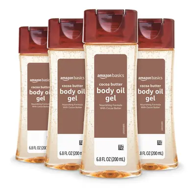 Amazon Basics Body Oil Gel with Cocoa Butter Fl Oz Pack of Previously Solimo