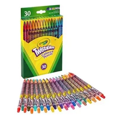 Crayola Twistables Colored Pencil, Assorted - Pack of