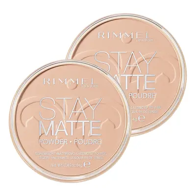 Rimmel Stay Matte Pressed Powder Natural 0.49 Ounce Count (Pack of 1)