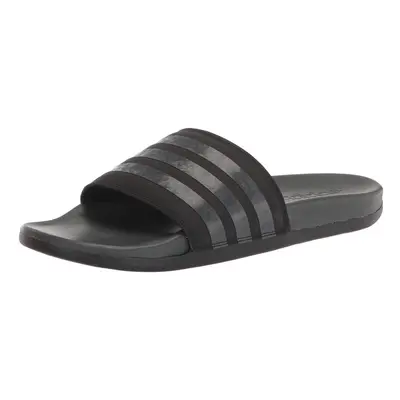 adidas Womens Adilette comfort Slide Sandal BlackgreyBlack