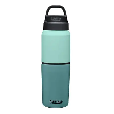 Camelbak Multibev Stainless Steel Vacuum Insulated Drinks Bottle - Coastal/Lagoon - 17oz/12oz - 