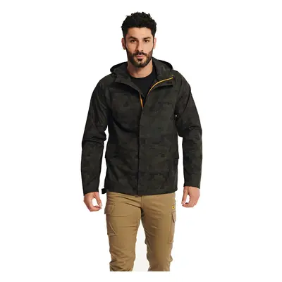 Caterpillar Men's Standard Essential Rain Jacket Night Camo