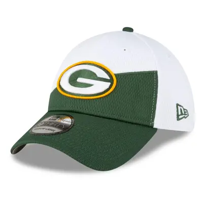 New Era Men's White/Green Green Bay Packers Sideline 39THIRTY Fle