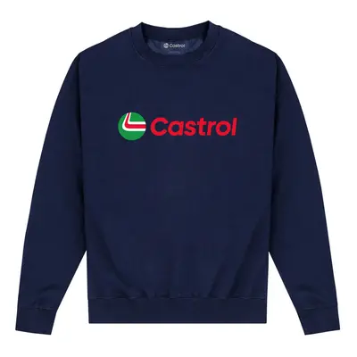 (XL, Navy Blue) Castrol Unisex Adult Lock Up Sweatshirt