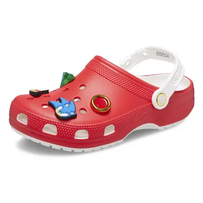 Crocs Unisex Sonic The Hedgehog Classic Clogs Red US Men