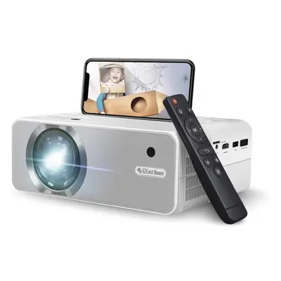 EZCast Beam V3 5GHz WiFi Outdoor Projector for Android and iPhone | 1080P Support, Lumens, Compa