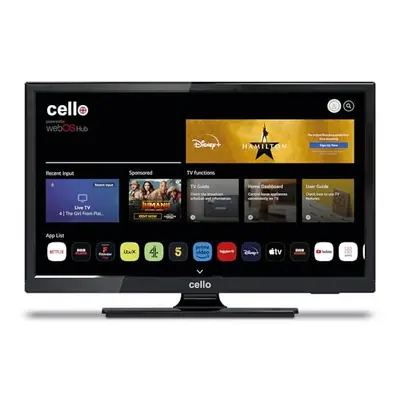 Cello C19WSM 19? inch Smart TV Freeview Play FreeSat, Bluetooth. Disney+, Netflix, Apple TV+, Pr