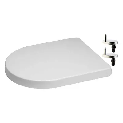 D-Shape Toilet Seat Slow Close Quick Release Standard Size Loo Seat Easy Cleaning Easy Installat