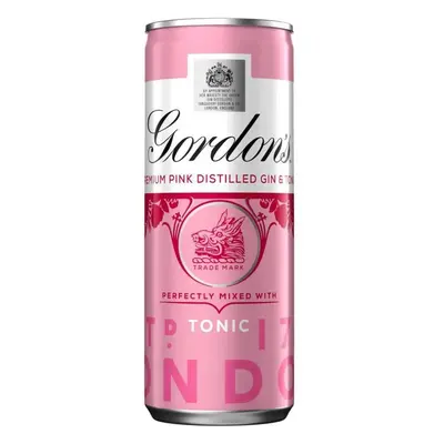 Gordons Premium Pink Gin & Tonic x 250ml