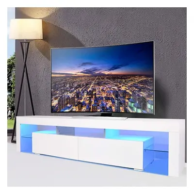 (White) Hampton & Stewart RGB LED Tv Unit cm