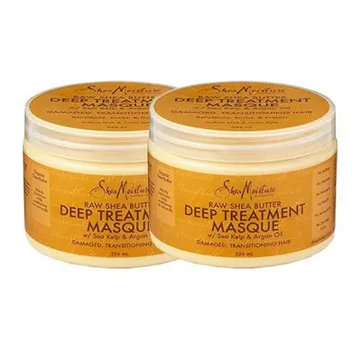 Shea Moisture Raw Shea Butter Deep Treatment Masque 326Ml (Set Of 2)