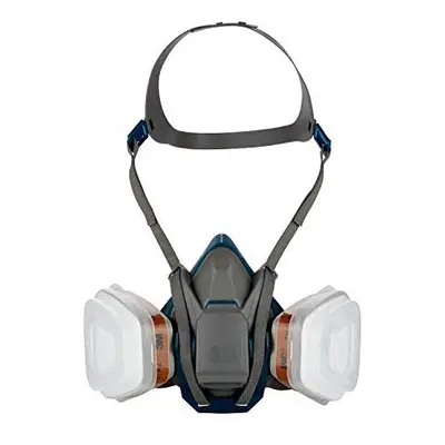 3M QLPRO Respirator Mask - Half Mask with Replaceable Filters Against Organic Gases, Vapours & P