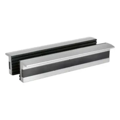 150mm Soft Vice Jaws - Aluminium Body - Soft Rubber Grip - Magnetic Strip