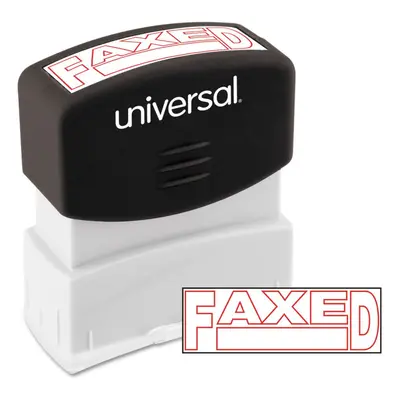 Universal Message Stamp FAXED Pre-Inked One-Color Red