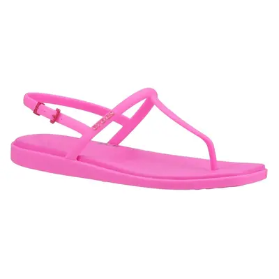 (Pink, (Adults')) Crocs Miami Thong Flip TPU Women's Pink Crush Sandals