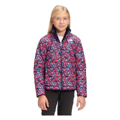 THE NORTH FACE Girls' Reversible Mossbud Swirl Jacket Paradise Pink W