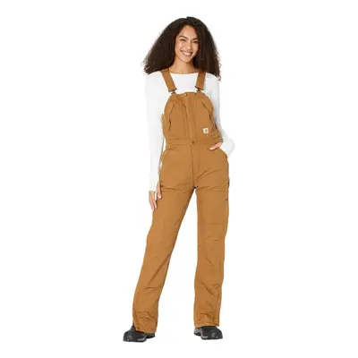 Carhartt womens Loose Fit Washed Duck Insulated Biberall Overall Carh