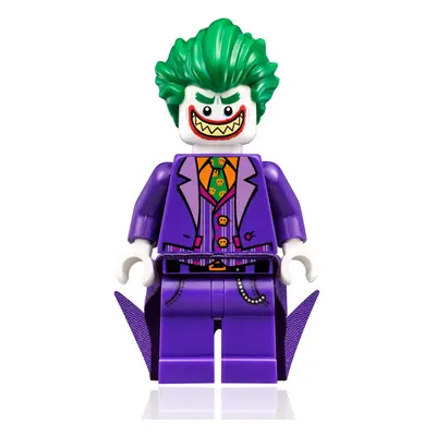 The LEGO Batman Movie Minifigure - Joker with Large Grin and Cape (305