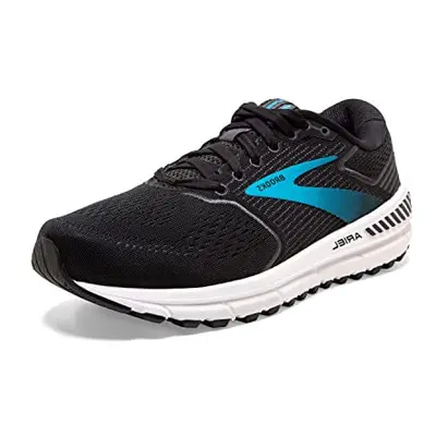 Brooks Womens Ariel Running Shoe - BlackEbonyBlue - Medium