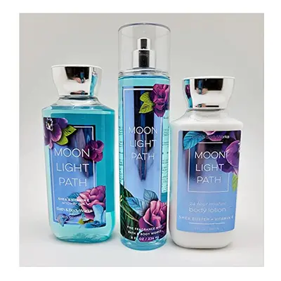 Bath & Body Works Moonlight Path Gift Set - All New Daily Trio (Full-S