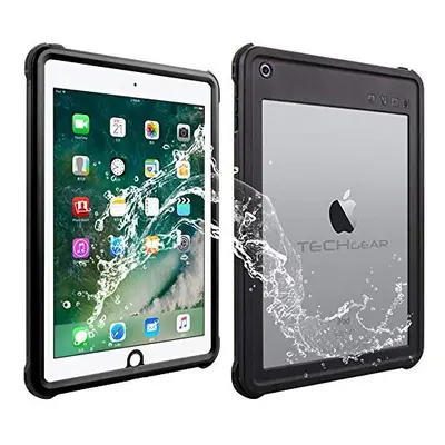 TECHGEAR Waterproof Case for iPad 9.7" 6th / 5th Gen [Poseidon Case] Slim Shockproof Waterproof 