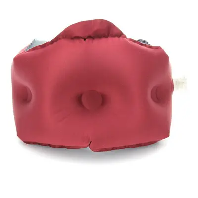 (Red) TPU Inflatable Car Pillow Neck Support Decompression Neck Collar For Travel Airport