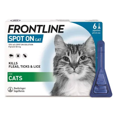 FRONTLINE Spot On Flea & Tick Treatment for Cats - Pipettes