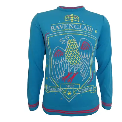 (XL, Blue/Yellow/Red) Harry Potter Unisex Adult Ravenclaw Jumper