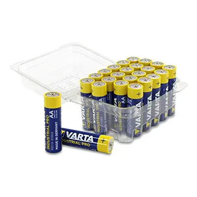 Industrial Battery AA Mignon Alkaline Batteries LR03, Made in Germany, with functional Box by WE