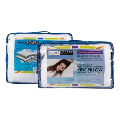 Homescapes Kids 10.5 Tog Super Microfibre Duvet & Pillow Set