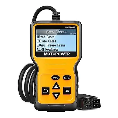 MOTOPOWER MP69033 OBD2 Scanner Car Engine Fault Code Reader Engine System Diagnostic Tools