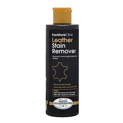 Furniture Clinic Leather Stain Remover 250ml - Helps to Remove Stubborn Stains Such As Dye Trans