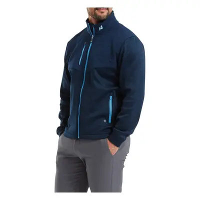 (XXL, Navy) Footjoy Mens ThermoSeries Hybrid Moisture Wicking Stretch Golf Jacket