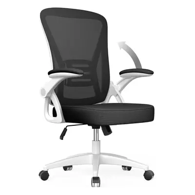 (White, Without Headrest) Ergonomic Office Chair With Adjustable Headrest