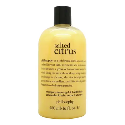 Philosophy Shampoo / Shower Gel / Bubble Bath 480ml Salted Citrus