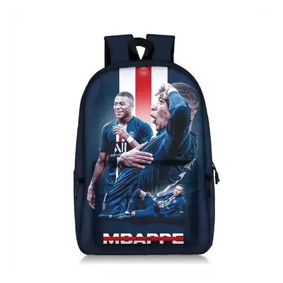 (Style A) Argentina Messi Backpack School France Mbappe Bag Football Kit