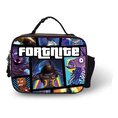 (Pattern 01) Fortnite Lunch Box Bag Outdoor leather Lunch Bag