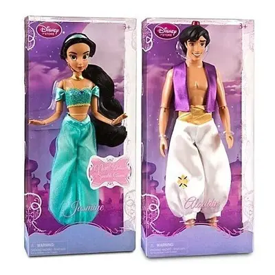 Disney Store Featuring Princess Jasmine & Prince Aladdin 12" Dolls